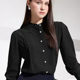her by invictus Mandarin Collar Shirt Style Top-picture-38