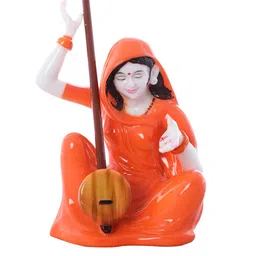 eCraftIndia Orange Meerabai Showpiece-picture-24