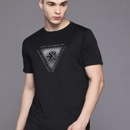 HRX by Hrithik Roshan Rapid-Dry Brand Logo Print Running T-shirt-picture-21