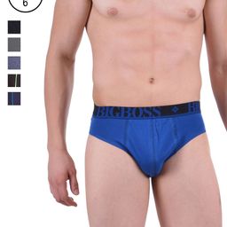 Dollar Bigboss Men Solid Pack of 7 Cotton Double Pouch Support Brief MDBR01-PO7-picture-32