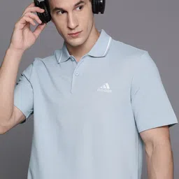 ADIDAS Men SL PQ PS Polo Collar Pure Cotton T-shirt-picture-11