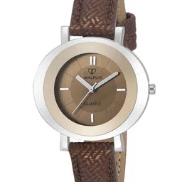 Walrus Women Brown Brass Dial & Brown Straps Analogue Watch-090907-picture-29