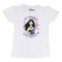 Disney by Wear Your Mind Girls White & Blue Regular Top-picture-11