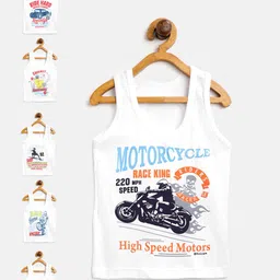 Bodycare Kids Boys Pack Of 6 Innerwear Vests 101ABCDAB-75-picture-48