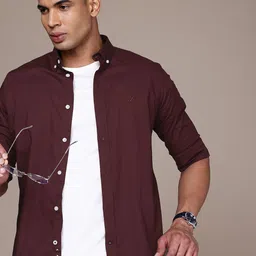 Nautica Classic Fit Button-Down Collar Casual Shirt-image-14