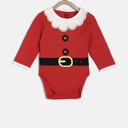 MINI KLUB Boys Red Solid Clothing Set-picture-32