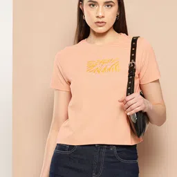 Chemistry Women Graphic Printed T-shirt-image-63
