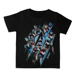 Marvel by Wear Your Mind Boys Black Printed Round Neck T-shirt-picture-17