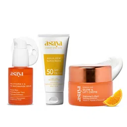 Asaya Set of Aqua Dew Sunscreen 50g + Niacinamide Serum 30ml + Glow & Lift Cream 50g-image-67