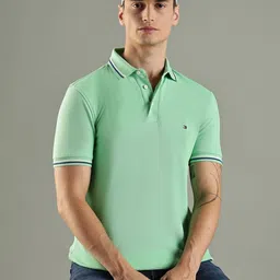 Tommy Hilfiger Polo Collar Cotton Slim Fit T-shirt-picture-17