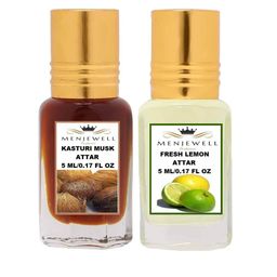 Menjewell Unisex Kasturi Musk Set Of 2 Attar-picture-23