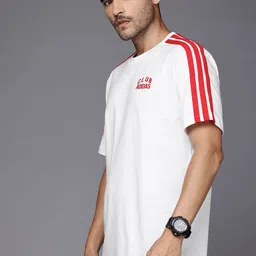 ADIDAS Embroidered Detail 3 Stripes M C Collection T-shirt-picture-10