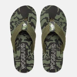 Woodland Men Abstract Printed Thong Flip-Flops-picture-38