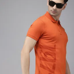 Pepe Jeans Typography Printed Polo Collar Pure Cotton T-shirt image 1