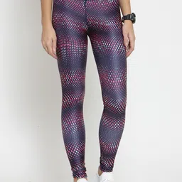 Boston Club Women Navy Blue Printed Tights-image-76