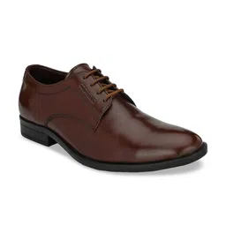 Provogue Men Brown Solid Formal Derbys image 1