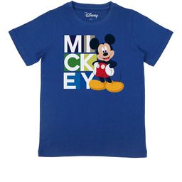 Disney by Wear Your Mind Boys Blue Mickey Mouse Printed Cotton Pure Cotton T-shirt-picture-19