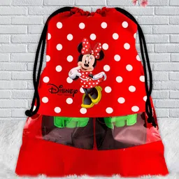 Kuber Industries Red & Pink Set Of 12 Disney Printed Dust-Proof Shoe Organisers image 4