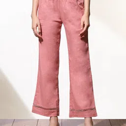 Lakshita Women Smart Flared Easy Wash Trousers-picture-21