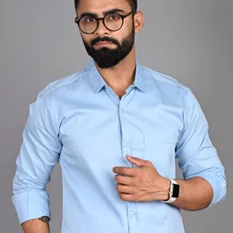 FUBAR Modern Spread Collar Cotton Formal Shirt-picture-17