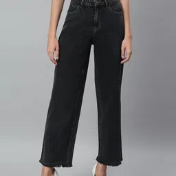 Kotty Women Black Regular Fit Mid-Rise Clean Look Jeans-picture-39