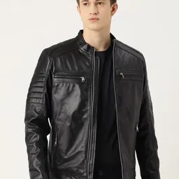 Leather Retail Men Lightweight Pure Leather Jacket-image-75