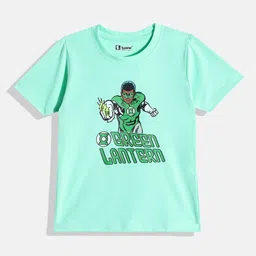 Eteenz Kids Boys Green Lantern Printed T-Shirt-image-74
