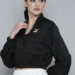 Puma DARE TO Woven Crop Outdoor Bomber Jacket-picture-35