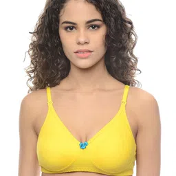 Leading Lady Yellow Full-Coverage T-shirt Bra-picture-17
