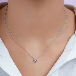 Zavya Sterling Silver Rhodium-Plated Necklace-picture-15