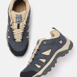 Woodland Men Colourblocked Round-Toe Nubuck Sneakers-picture-22