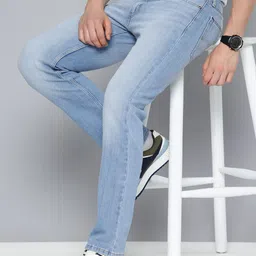 Levis Men 513 Slim Straight Fit Heavy Fade Stretchable Jeans-picture-39