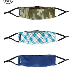 Ariana Unisex Pack Of 3 Printed 7-Ply 5 Layer SSMMS Filter Reusable Pure Cotton Cloth Masks-picture-16