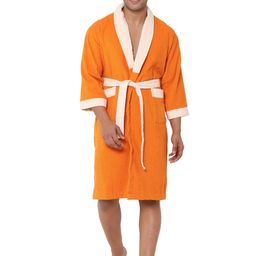 SPACES Unisex Pure Cotton 400 GSM Bath Robe with Fabric Belt-picture-33