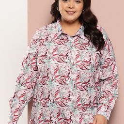 Sztori Plus Size Floral Printed Casual Shirt-picture-18