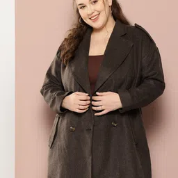 Sztori Plus Size Checked Overcoat-picture-6