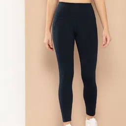 Alcis Women Solid Ankle Length Tights-image-18