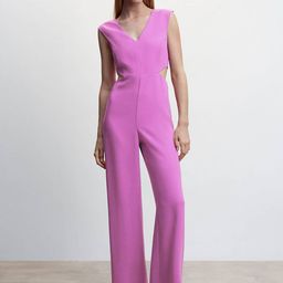 MANGO Cut-Out Detail Basic Jumpsuit-picture-33