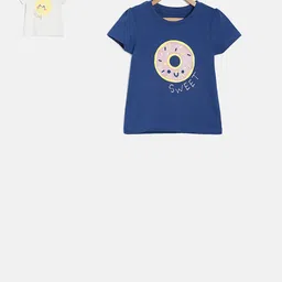 MINI KLUB Girls Set Of 2 Multicoloured Printed Top image 1