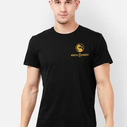 Free Authority Mortal Kombat Printed Black Tshirt for Men-picture-13