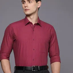 Raymond Slim Fit Pure Cotton Formal Shirt-image-17
