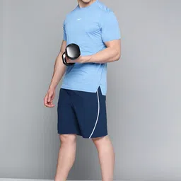 Reebok Men Blue UBF MoveSoft SS MOTIONFRESH SPEEDWICK REECYCLED Training T-Shirt-picture-49