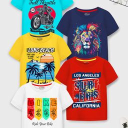 YK X Trampoline Boys Typography 5 Printed T-shirt-picture-37