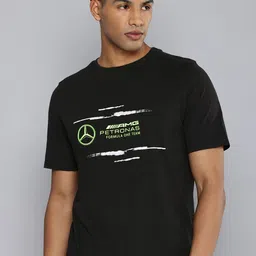 PUMA Motorsport Mercedes-AMG Petronas F1 Logo Printed Pure Cotton T-shirt-picture-35
