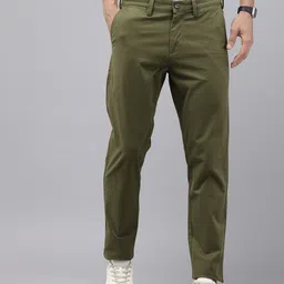 GENIPS Men Slim Fit Trousers-image-10