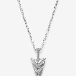 The Roadster Lifestyle Co. Men Silver-Plated Pendant with Chain-picture-32