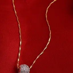 Shoshaa Rose Gold-Plated Embellished Necklace-image-42