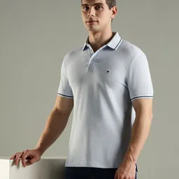 Tommy Hilfiger Polo Collar Slim Fit Cotton T-shirt-picture-27