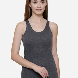 DYCA Women Grey Solid Cotton Thermal Tops-picture-35