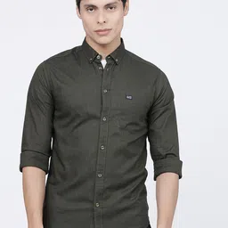 The Indian Garage Co Men Olive Casual Shirt-picture-27